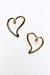 Heart Hoop Earrings