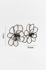 Flower Fabric Earrings