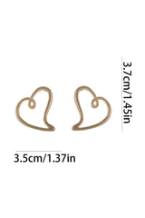 Heart Hoop Earrings