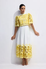 Kelly Floral Embroidered Two-Piece Set