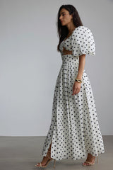 Ellie Polka Dot Skirt Set