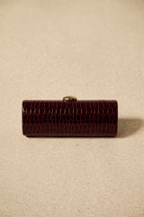 Crocodile Pattern Clutch Bag