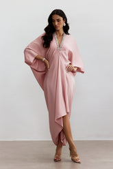 Tasha Embellished V Neck Maxi Kaftan