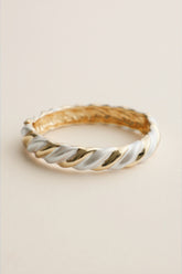 Twisted Mixed-metal Bracelet