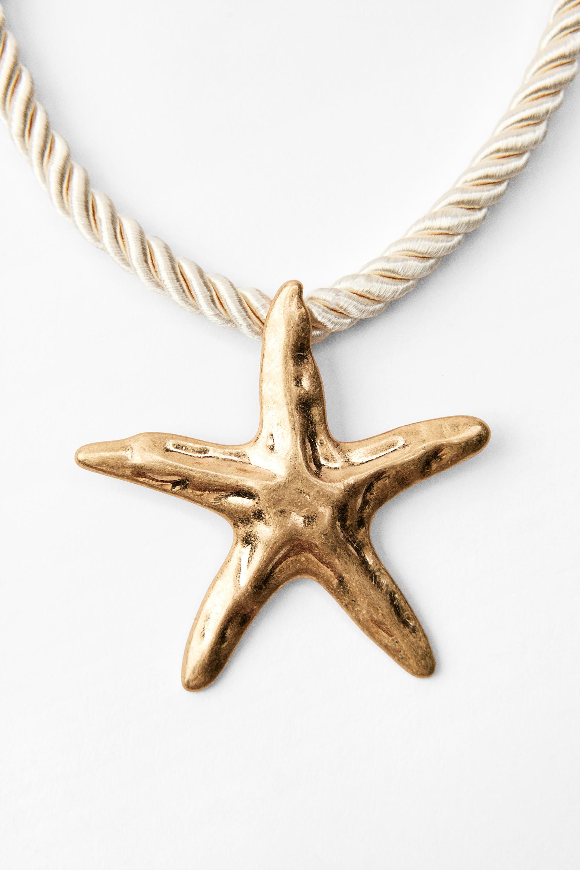 Starfish Rope Necklace
