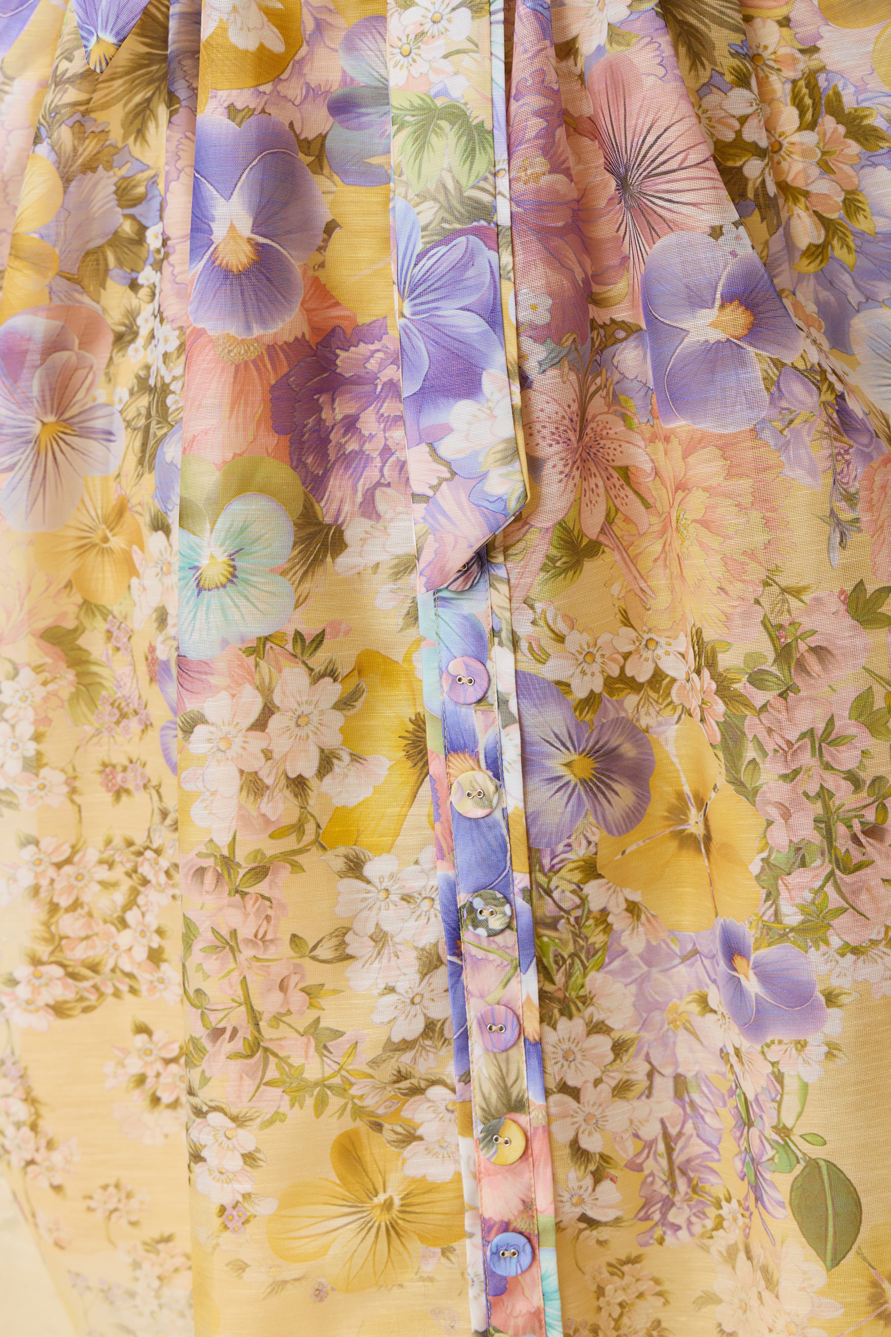 Feel the Sun Yellow Floral Print Sweetheart Maxi Dress