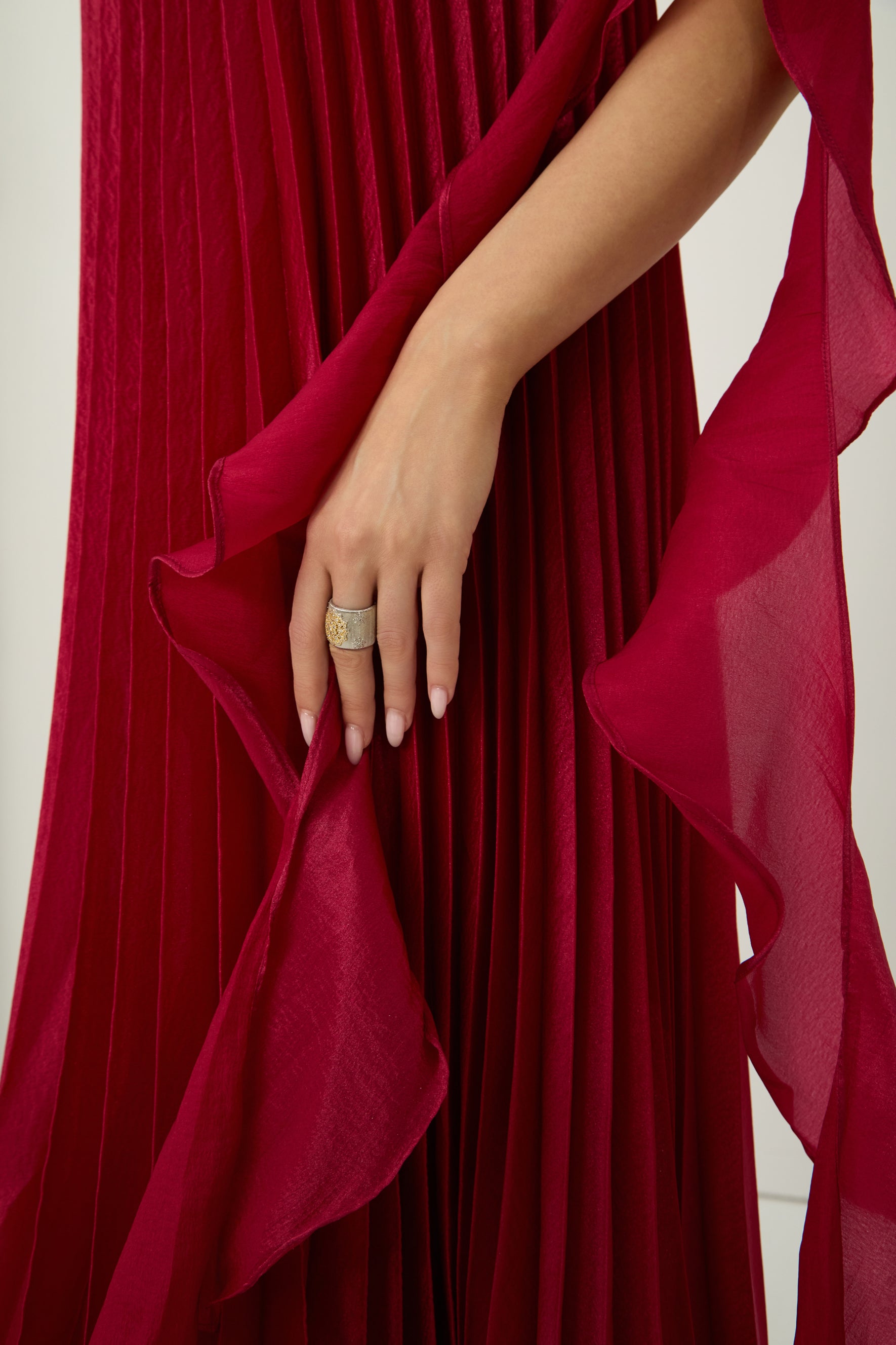 My Favorite Day Burgundy Off-Shoulder Braided Maxi Dress