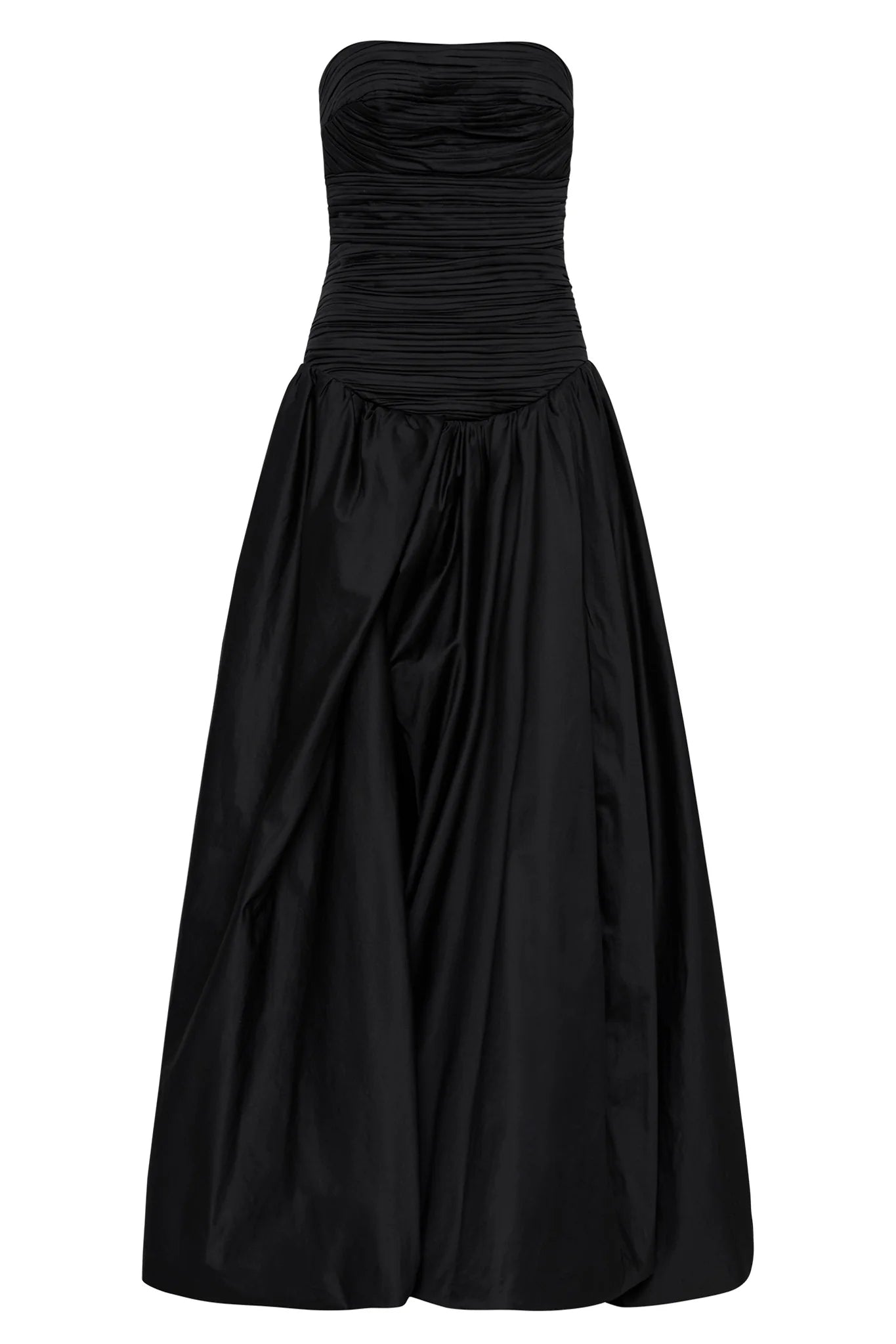 Juliana Floral Print Bubble Hem Maxi Dress