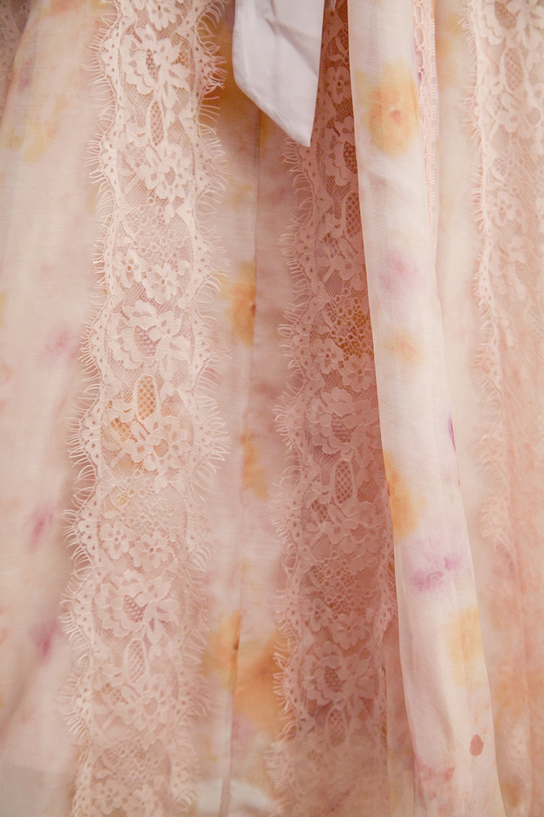 Love That For You Pink Printed Lace Midi Dress