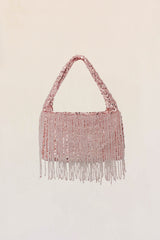 Sequined Fringe Handbag