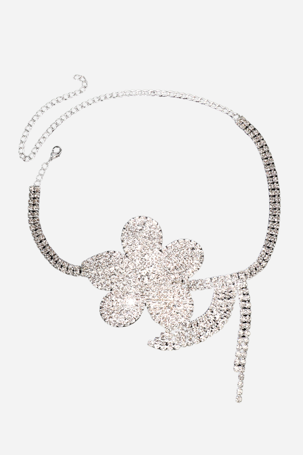 Eunice Flower Diamond Choker Necklace