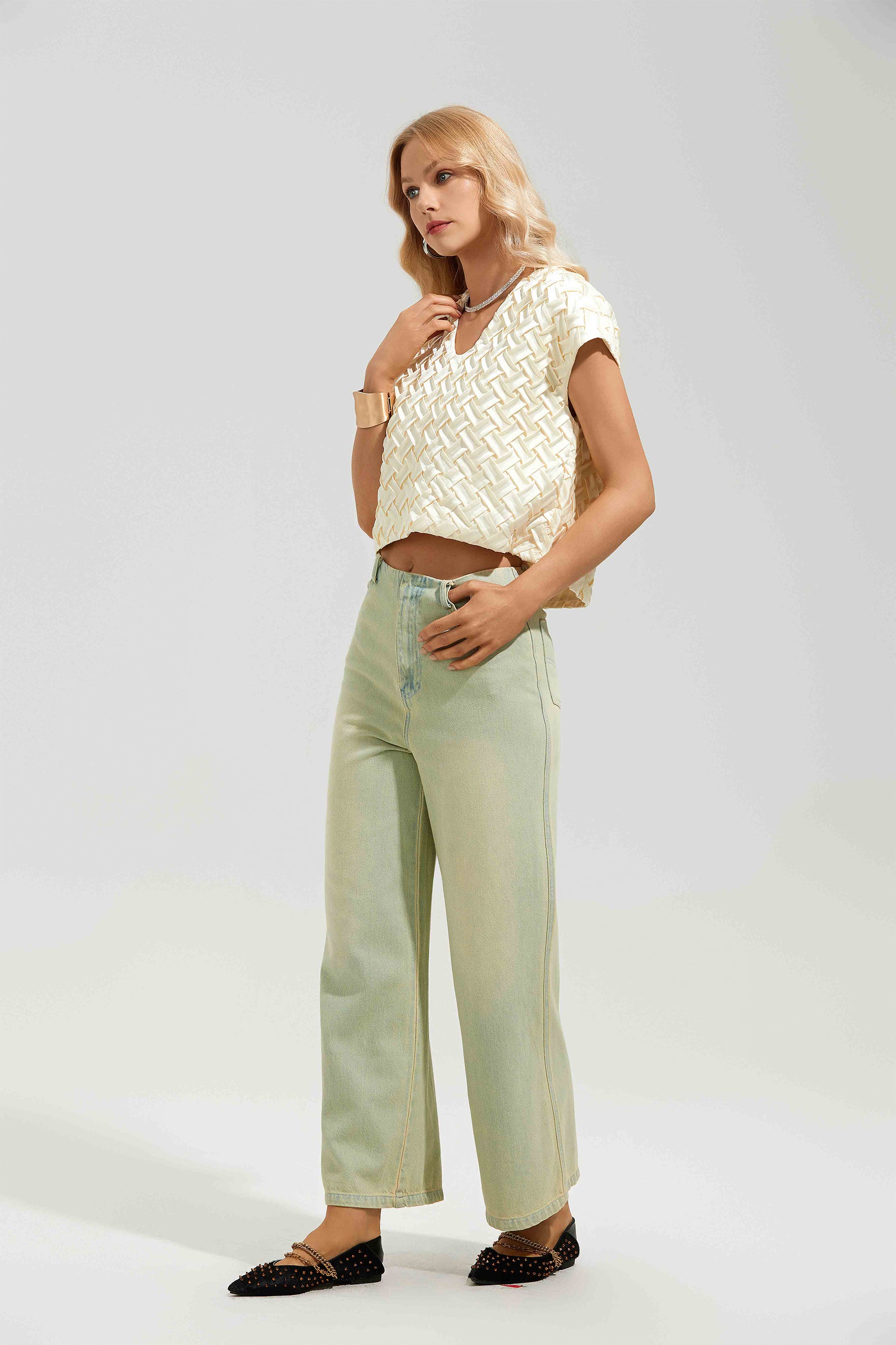 Judy High Waist Wide Leg Jeans