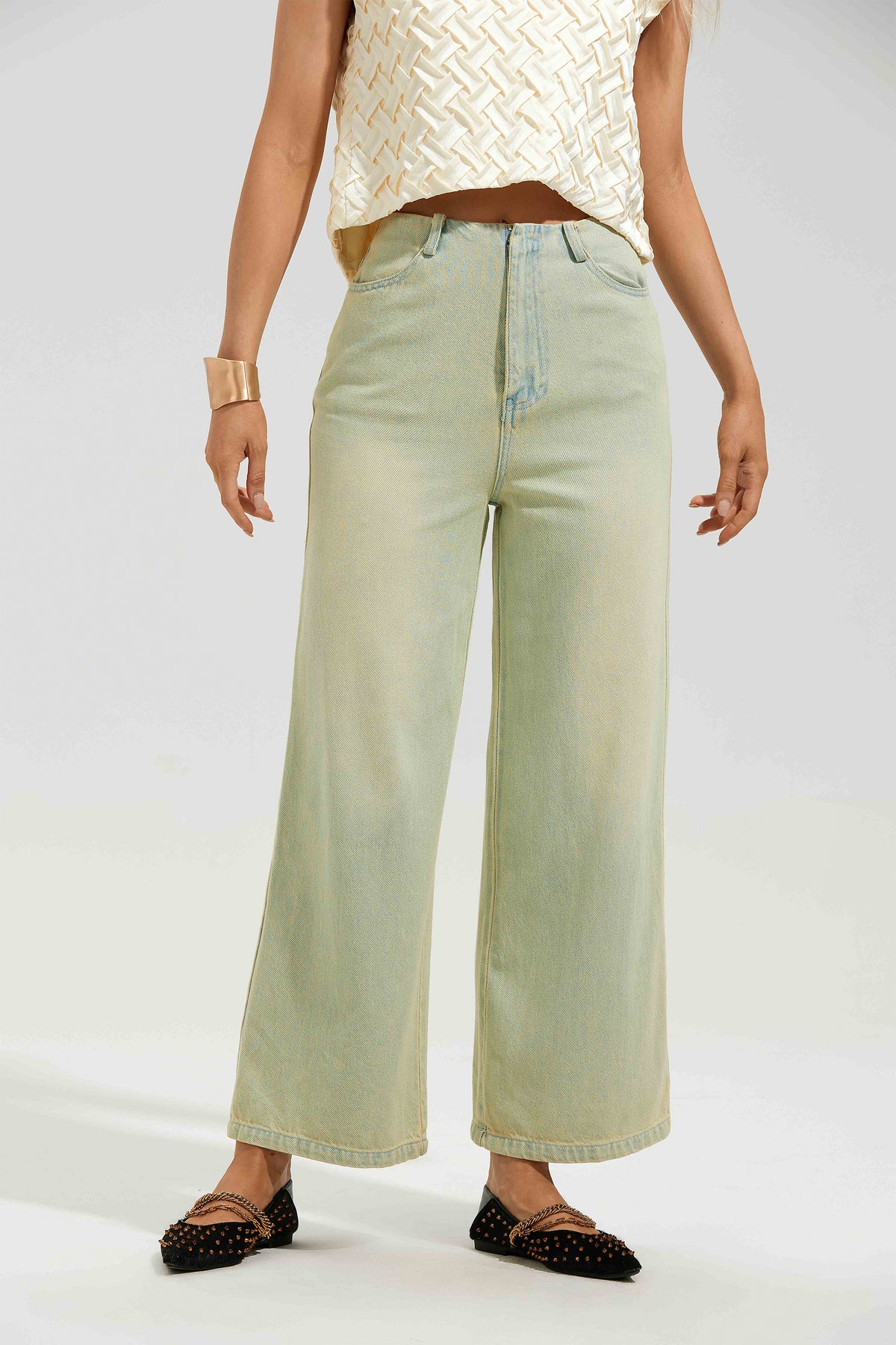 Judy High Waist Wide Leg Jeans