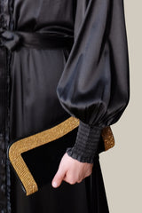 Kama Diamond Trimmed Handbag