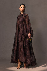 Catharine Floral Lace Sheer Maxi Dress