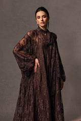 Catharine Floral Lace Sheer Maxi Dress