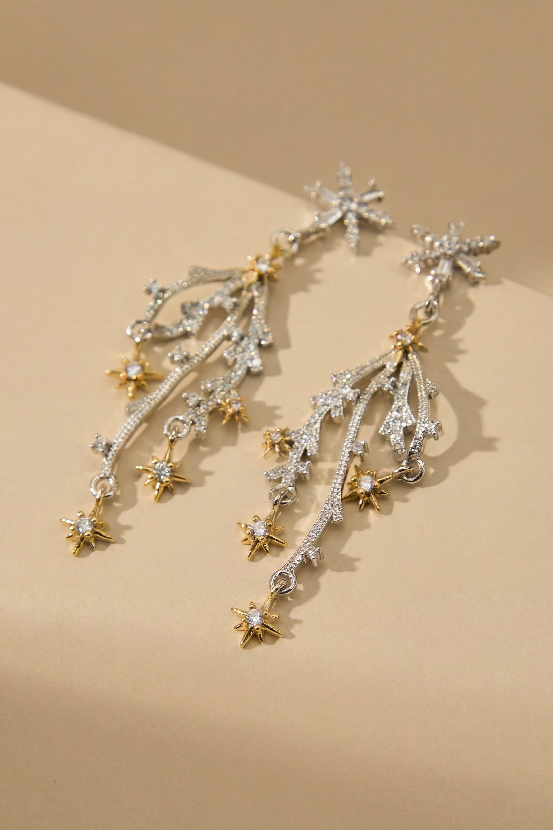 Starlight Snow Branch Earrings
