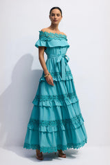 Beth Off Shoulder Tiered Maxi Dress