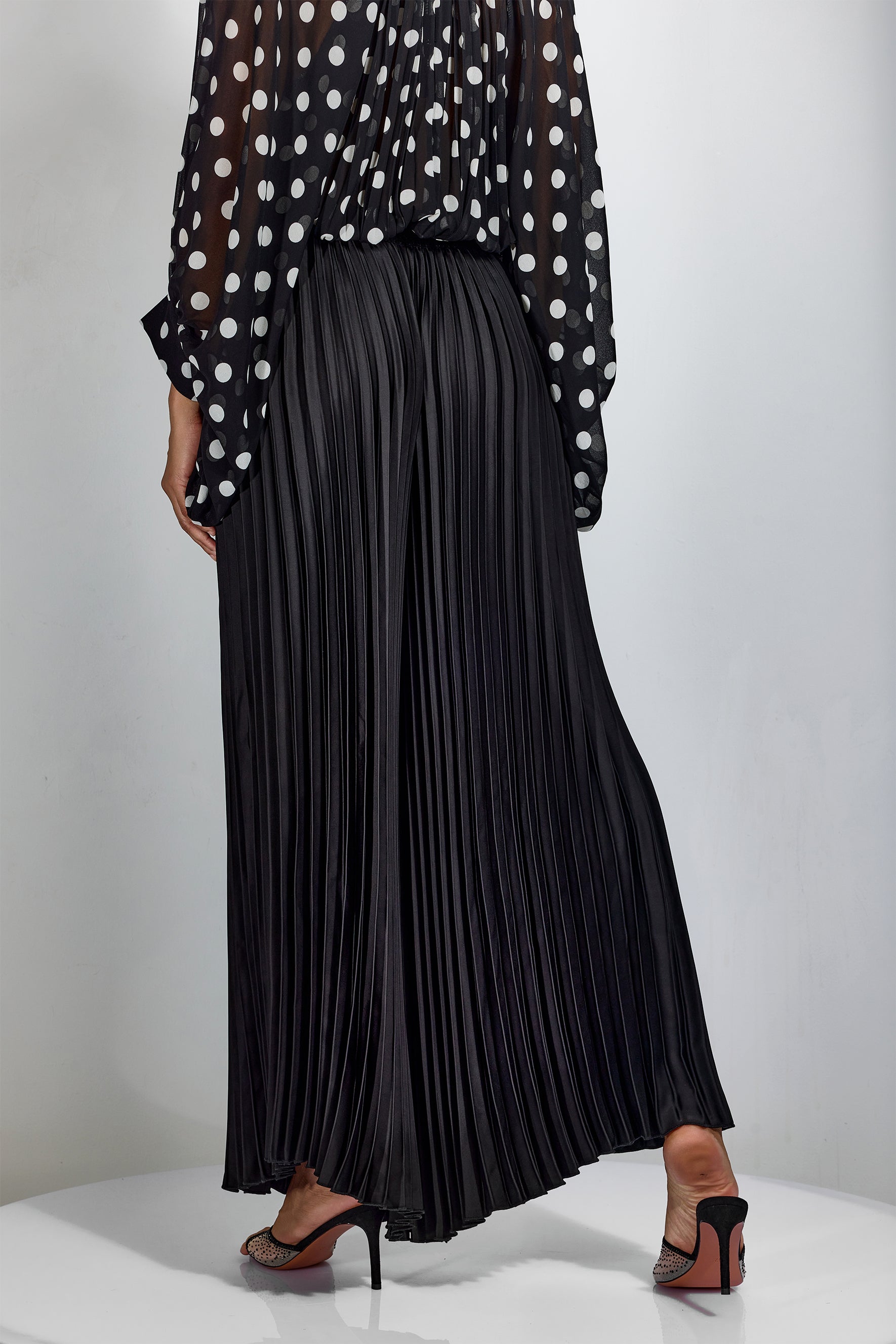 Alma Pleated Wide Leg Pants