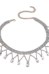 Rhinestone Tassel Necklaces
