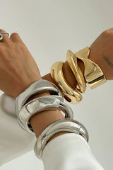 Irregular Shape Metal Bangle