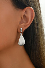Tear Shape Drop Earrings