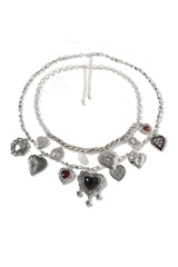 Two-Pack Irregular Heart Necklace Set