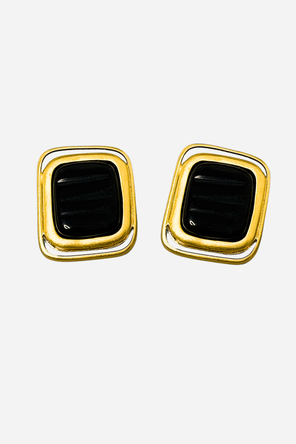 Eve Square Gold Earrings