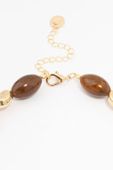 Geometric Bead Accent Necklace