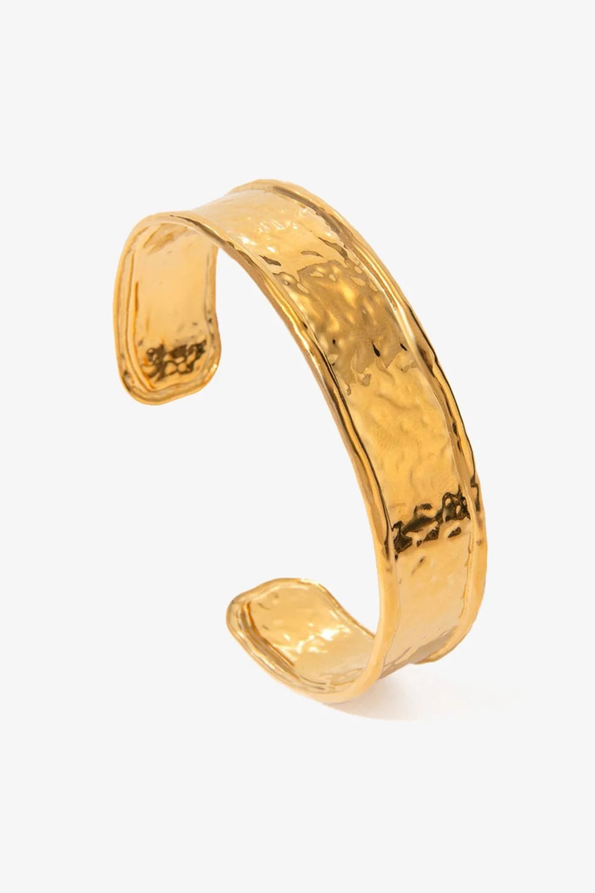 Texture Open Cuff Bangle