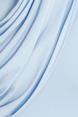 Dangerous Romance Blue Cowl Neck Draped Maxi Dress