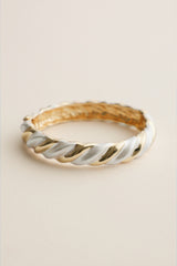 Twisted Mixed-metal Bracelet