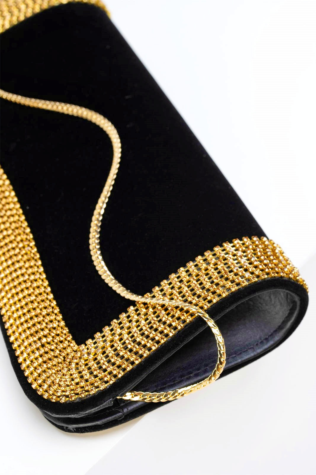 Kama Diamond Trimmed Handbag